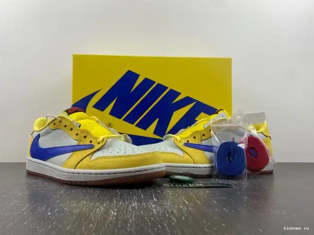 Rep x Travis Canary Scott 1 OG Air DZ4137-700 Jordan Low 0517